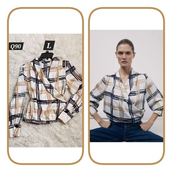 NWT ZARA Top Blouse - Picture 1 of 5